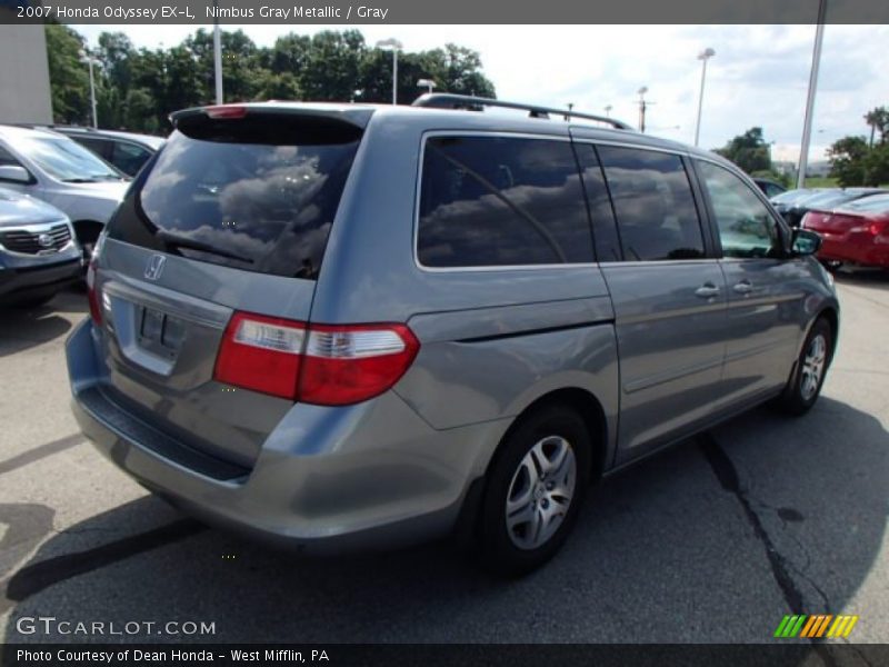 Nimbus Gray Metallic / Gray 2007 Honda Odyssey EX-L