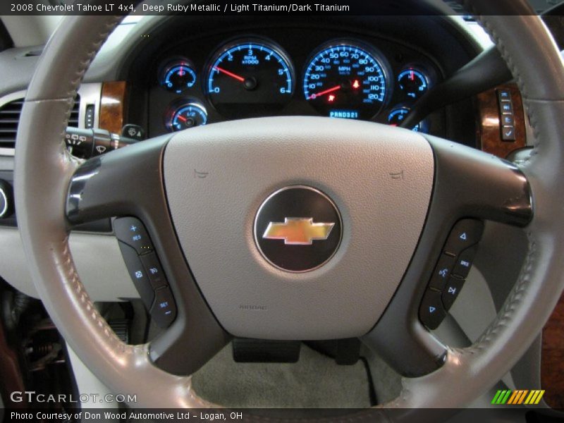 Deep Ruby Metallic / Light Titanium/Dark Titanium 2008 Chevrolet Tahoe LT 4x4
