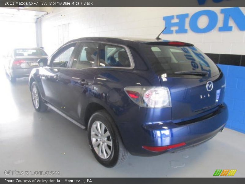 Stormy Blue Mica / Black 2011 Mazda CX-7 i SV