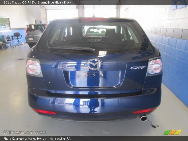 Stormy Blue Mica / Black 2011 Mazda CX-7 i SV