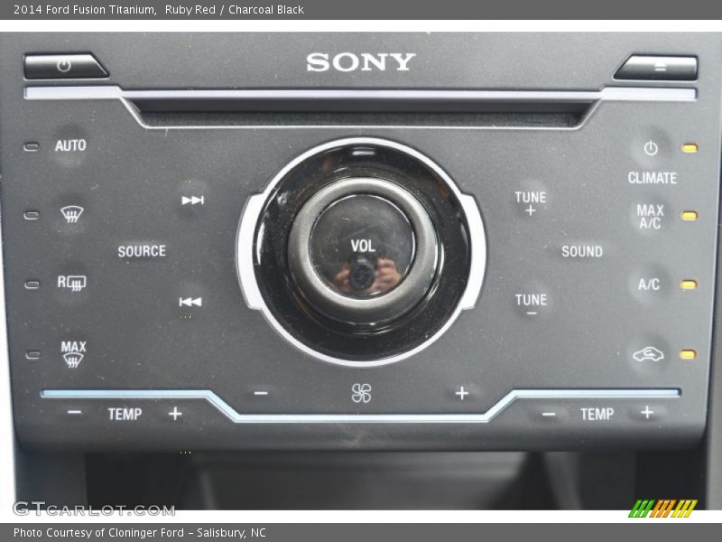Controls of 2014 Fusion Titanium