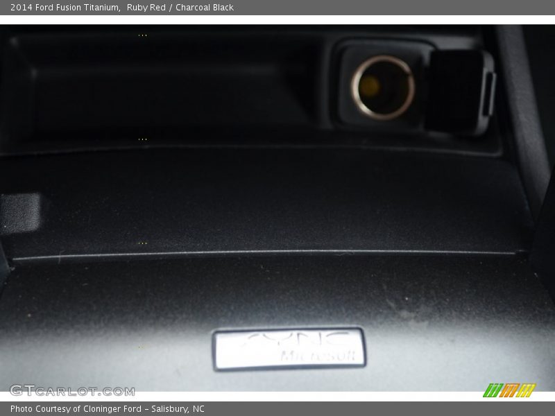 Ruby Red / Charcoal Black 2014 Ford Fusion Titanium