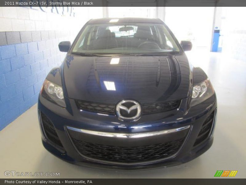 Stormy Blue Mica / Black 2011 Mazda CX-7 i SV