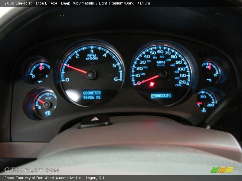 Deep Ruby Metallic / Light Titanium/Dark Titanium 2008 Chevrolet Tahoe LT 4x4