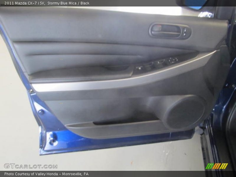 Stormy Blue Mica / Black 2011 Mazda CX-7 i SV