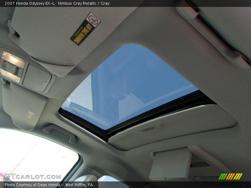Nimbus Gray Metallic / Gray 2007 Honda Odyssey EX-L