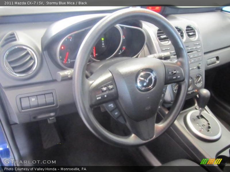 Stormy Blue Mica / Black 2011 Mazda CX-7 i SV