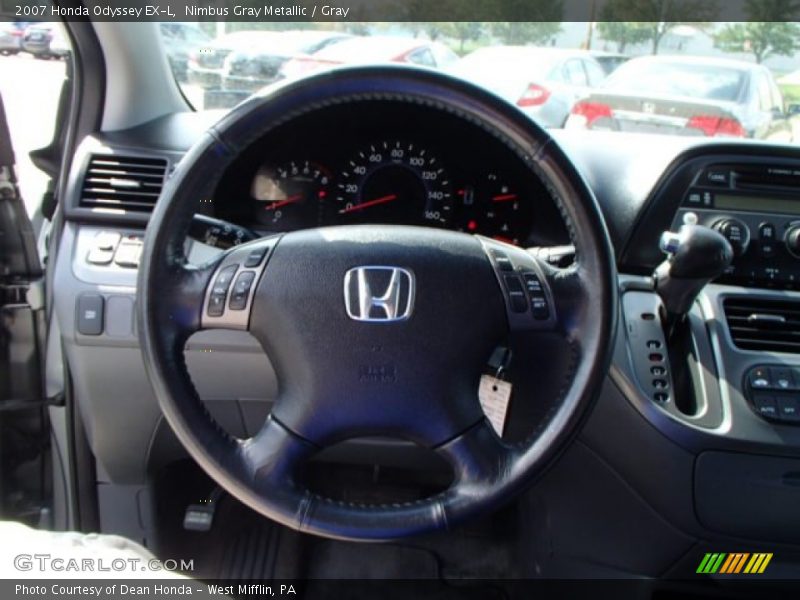 Nimbus Gray Metallic / Gray 2007 Honda Odyssey EX-L
