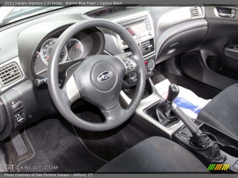 Marine Blue Pearl / Carbon Black 2011 Subaru Impreza 2.5i Sedan