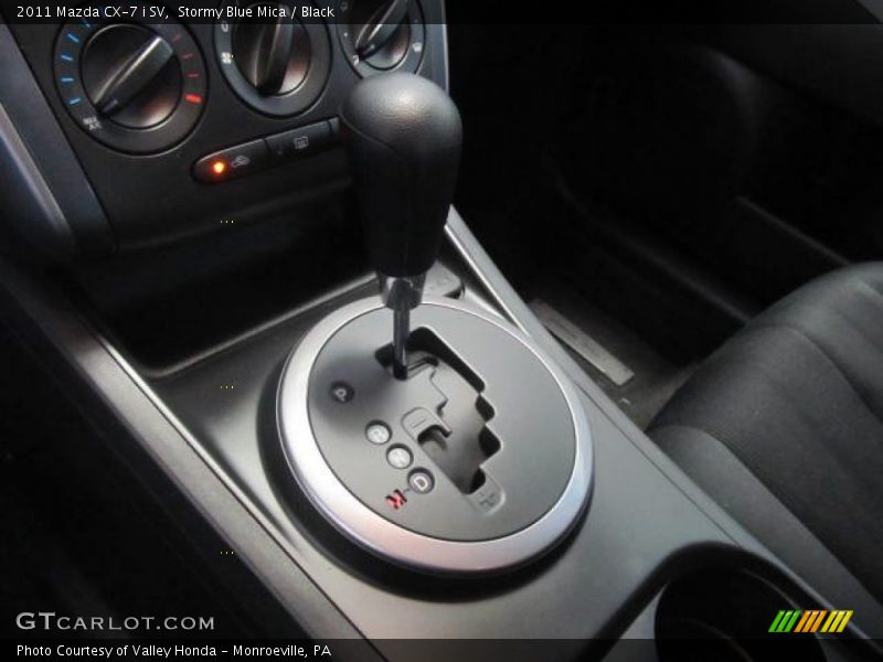 Stormy Blue Mica / Black 2011 Mazda CX-7 i SV
