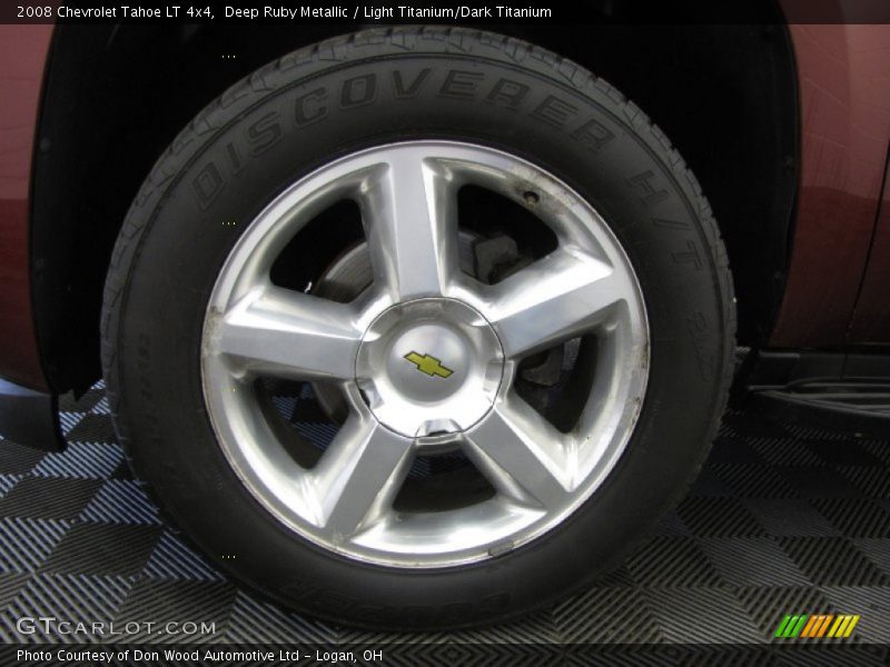 Deep Ruby Metallic / Light Titanium/Dark Titanium 2008 Chevrolet Tahoe LT 4x4