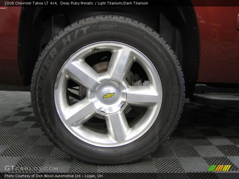 Deep Ruby Metallic / Light Titanium/Dark Titanium 2008 Chevrolet Tahoe LT 4x4