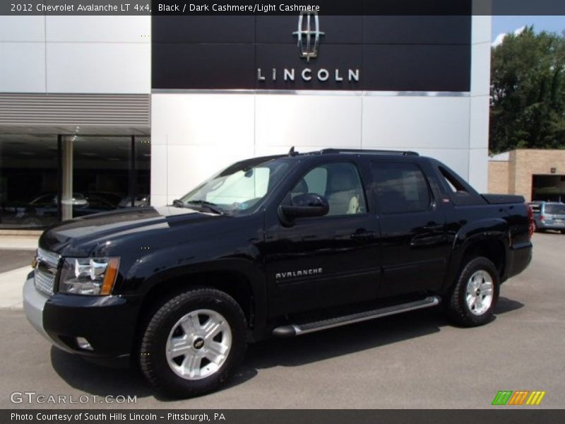 Black / Dark Cashmere/Light Cashmere 2012 Chevrolet Avalanche LT 4x4