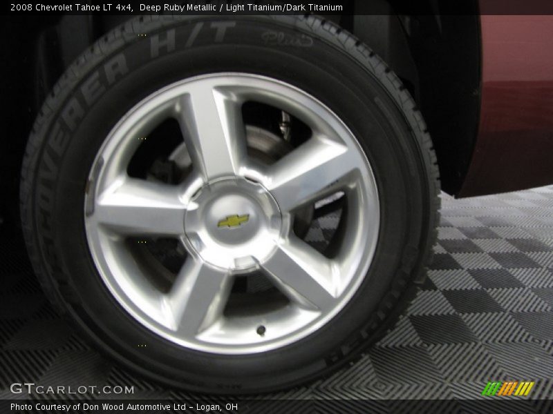 Deep Ruby Metallic / Light Titanium/Dark Titanium 2008 Chevrolet Tahoe LT 4x4