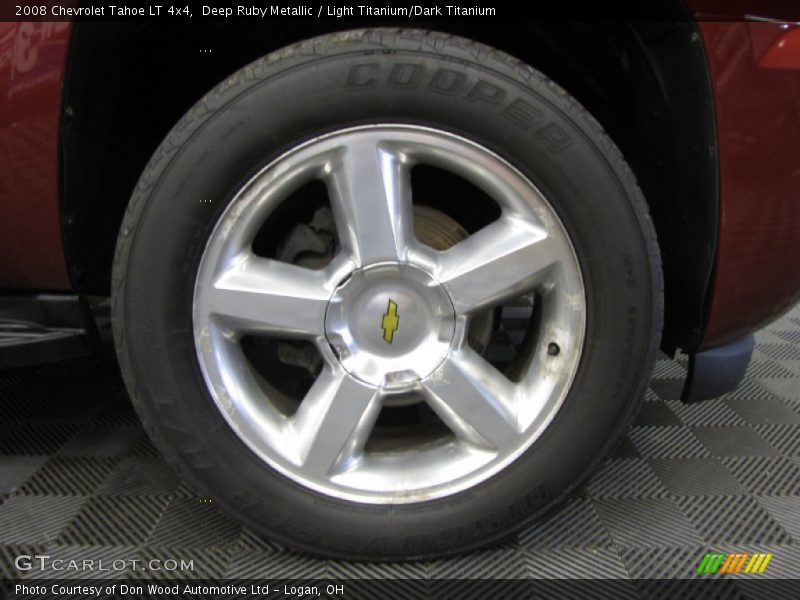 Deep Ruby Metallic / Light Titanium/Dark Titanium 2008 Chevrolet Tahoe LT 4x4