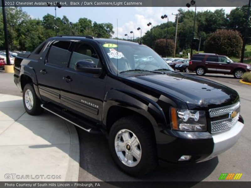 Black / Dark Cashmere/Light Cashmere 2012 Chevrolet Avalanche LT 4x4