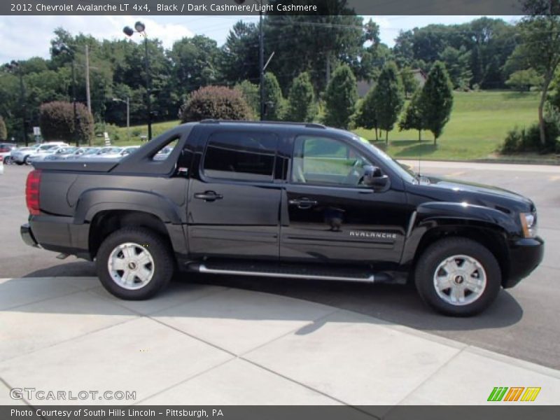 Black / Dark Cashmere/Light Cashmere 2012 Chevrolet Avalanche LT 4x4