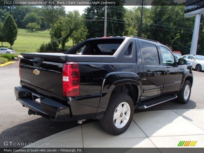 Black / Dark Cashmere/Light Cashmere 2012 Chevrolet Avalanche LT 4x4