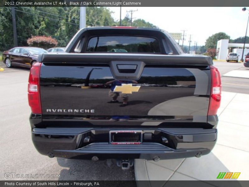 Black / Dark Cashmere/Light Cashmere 2012 Chevrolet Avalanche LT 4x4