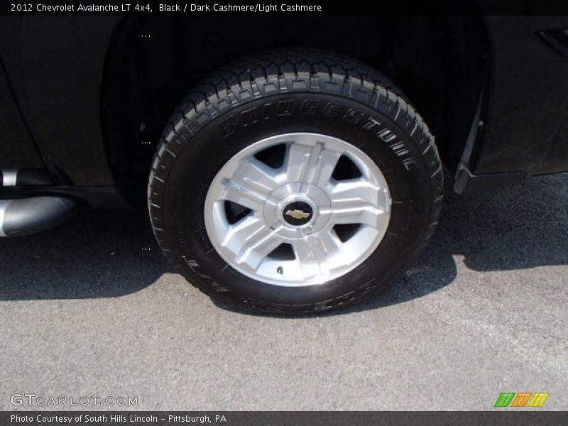Black / Dark Cashmere/Light Cashmere 2012 Chevrolet Avalanche LT 4x4