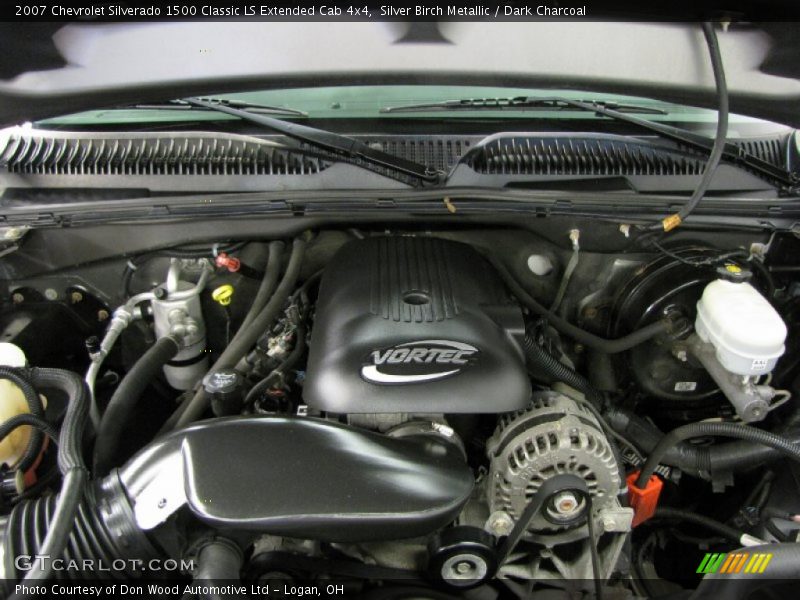 Silver Birch Metallic / Dark Charcoal 2007 Chevrolet Silverado 1500 Classic LS Extended Cab 4x4