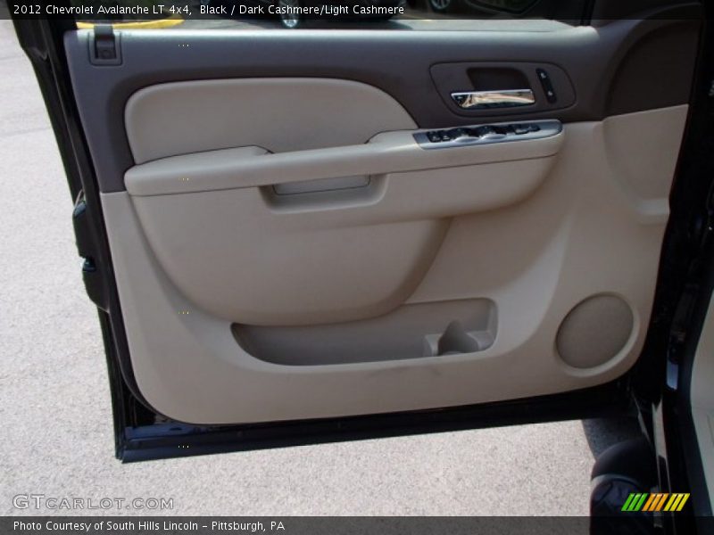 Black / Dark Cashmere/Light Cashmere 2012 Chevrolet Avalanche LT 4x4