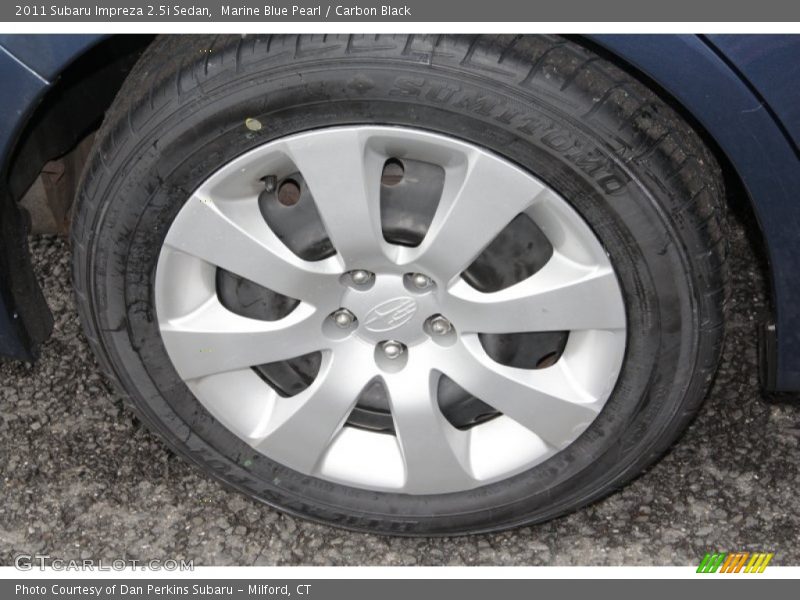 Marine Blue Pearl / Carbon Black 2011 Subaru Impreza 2.5i Sedan