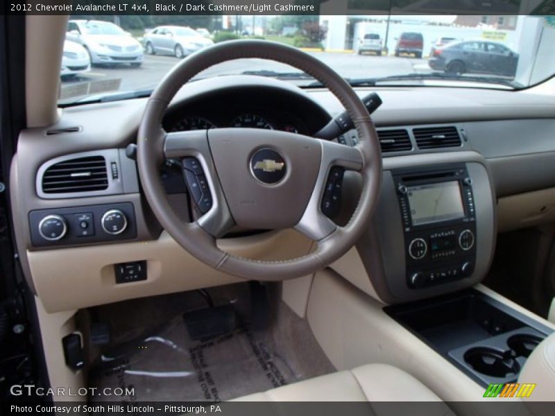 Black / Dark Cashmere/Light Cashmere 2012 Chevrolet Avalanche LT 4x4