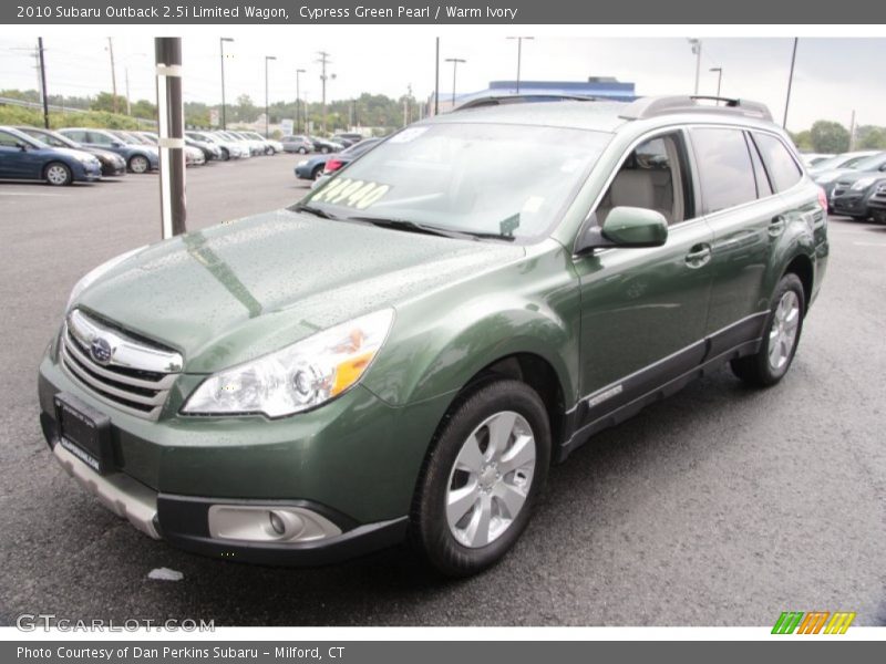 Front 3/4 View of 2010 Outback 2.5i Limited Wagon