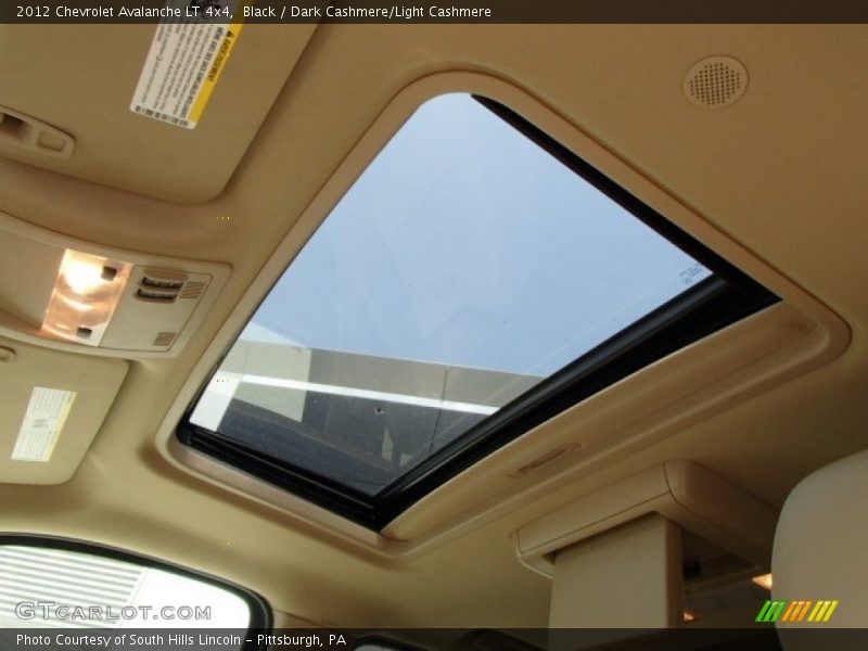 Black / Dark Cashmere/Light Cashmere 2012 Chevrolet Avalanche LT 4x4