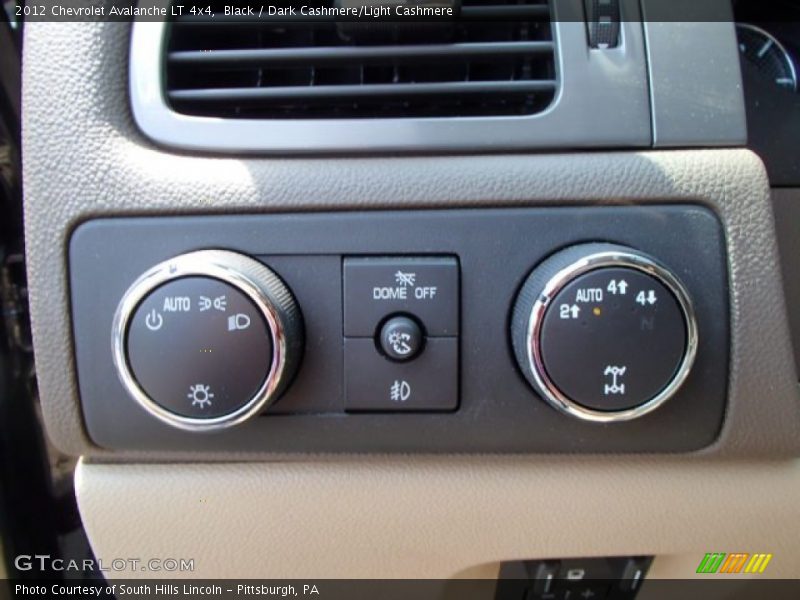 Black / Dark Cashmere/Light Cashmere 2012 Chevrolet Avalanche LT 4x4