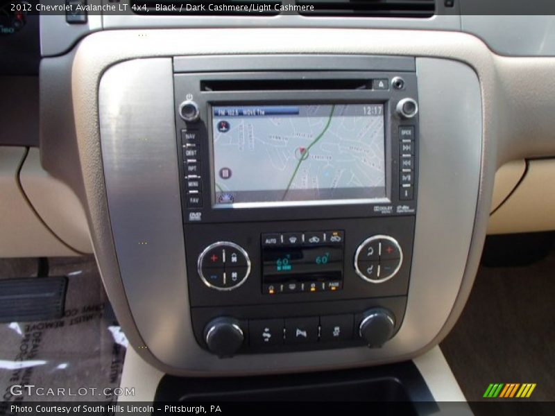 Black / Dark Cashmere/Light Cashmere 2012 Chevrolet Avalanche LT 4x4