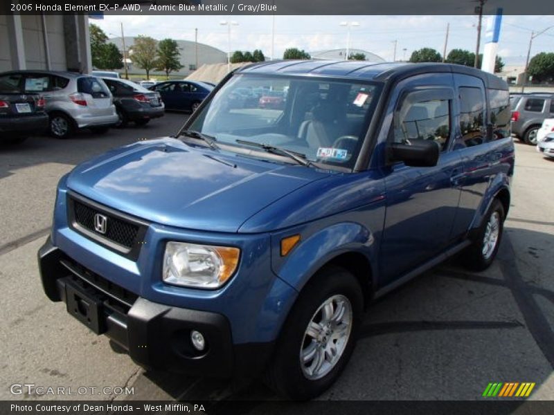 Atomic Blue Metallic / Gray/Blue 2006 Honda Element EX-P AWD