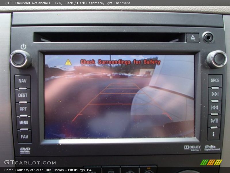 Black / Dark Cashmere/Light Cashmere 2012 Chevrolet Avalanche LT 4x4