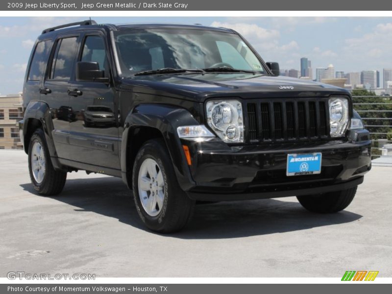 Jeep Green Metallic / Dark Slate Gray 2009 Jeep Liberty Sport