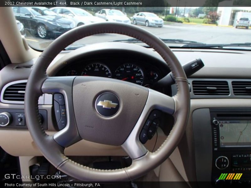 Black / Dark Cashmere/Light Cashmere 2012 Chevrolet Avalanche LT 4x4