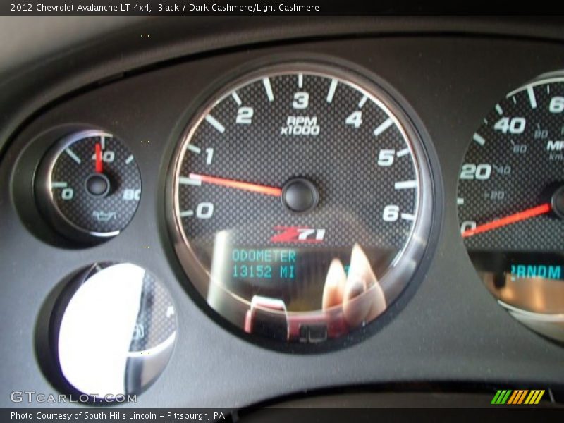 Black / Dark Cashmere/Light Cashmere 2012 Chevrolet Avalanche LT 4x4