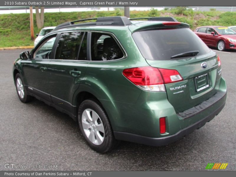 Cypress Green Pearl / Warm Ivory 2010 Subaru Outback 2.5i Limited Wagon