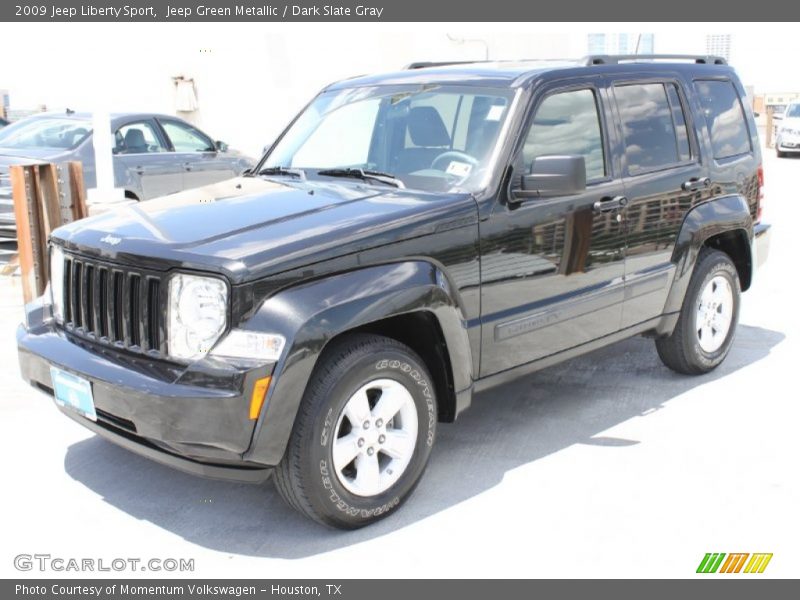 Jeep Green Metallic / Dark Slate Gray 2009 Jeep Liberty Sport