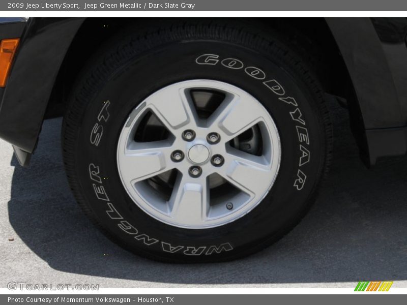 Jeep Green Metallic / Dark Slate Gray 2009 Jeep Liberty Sport