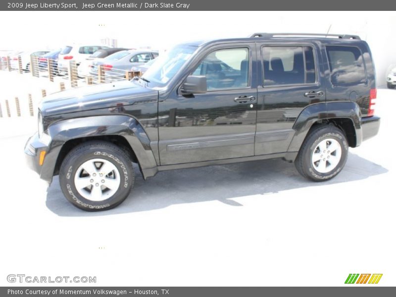 Jeep Green Metallic / Dark Slate Gray 2009 Jeep Liberty Sport