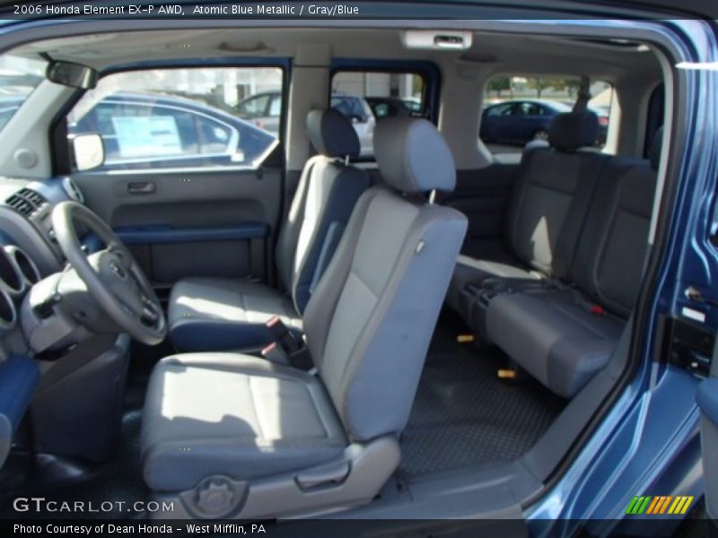 Atomic Blue Metallic / Gray/Blue 2006 Honda Element EX-P AWD