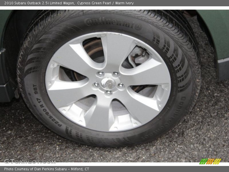 Cypress Green Pearl / Warm Ivory 2010 Subaru Outback 2.5i Limited Wagon