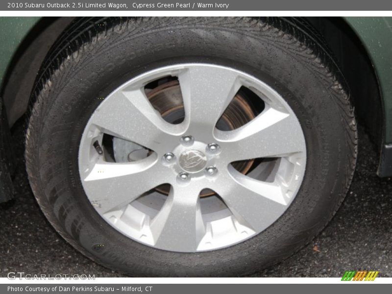 Cypress Green Pearl / Warm Ivory 2010 Subaru Outback 2.5i Limited Wagon