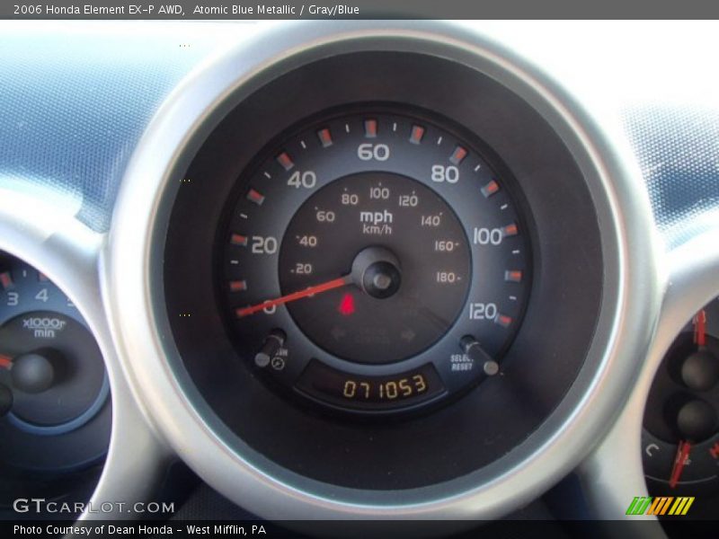 Atomic Blue Metallic / Gray/Blue 2006 Honda Element EX-P AWD