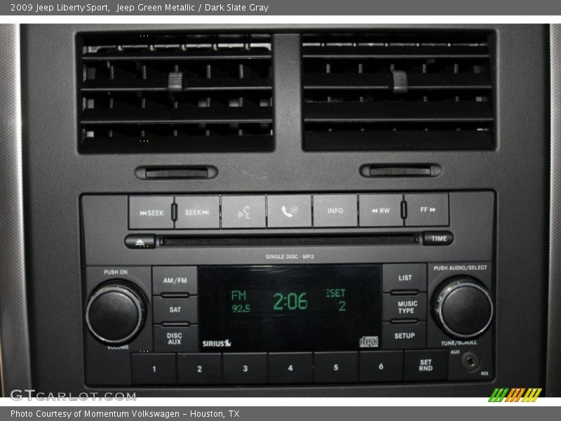 Jeep Green Metallic / Dark Slate Gray 2009 Jeep Liberty Sport