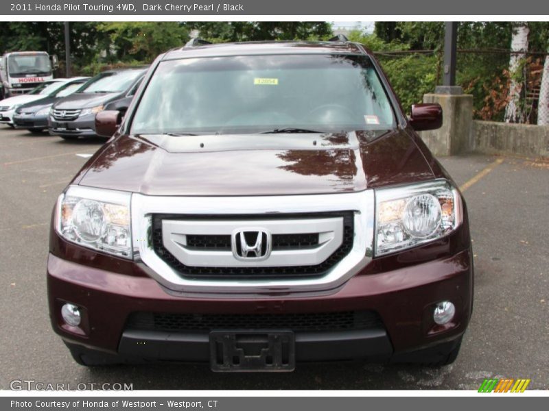 Dark Cherry Pearl / Black 2011 Honda Pilot Touring 4WD