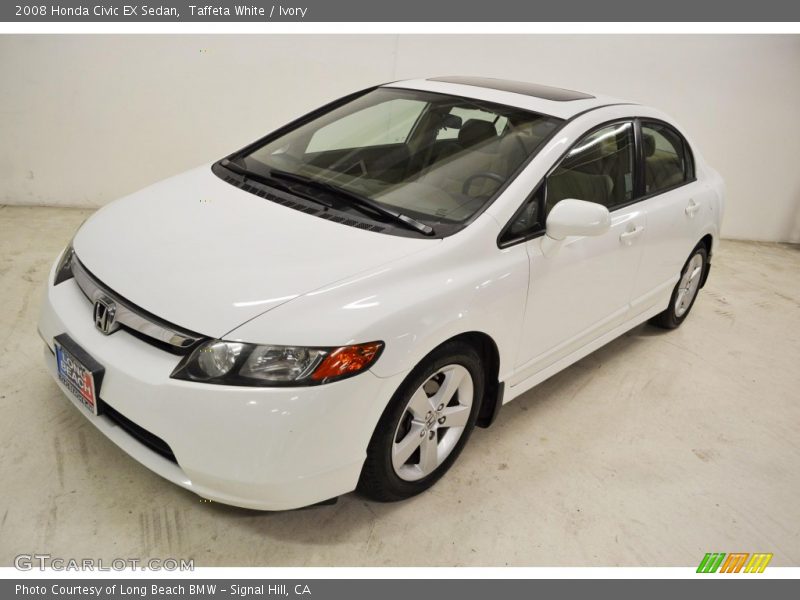 Taffeta White / Ivory 2008 Honda Civic EX Sedan