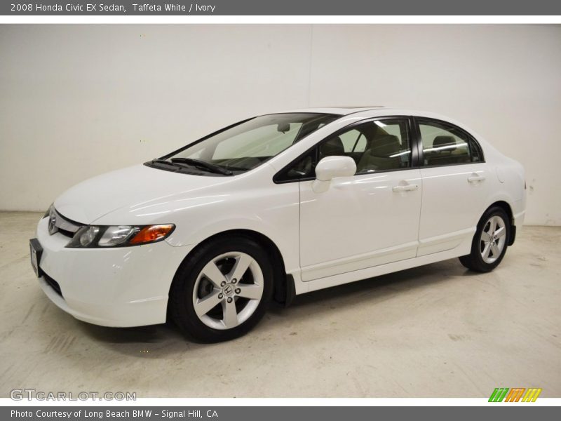 Taffeta White / Ivory 2008 Honda Civic EX Sedan