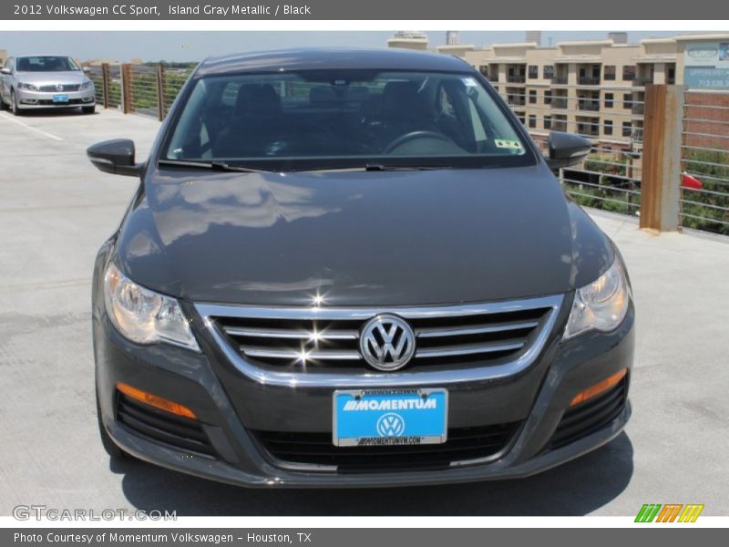 Island Gray Metallic / Black 2012 Volkswagen CC Sport
